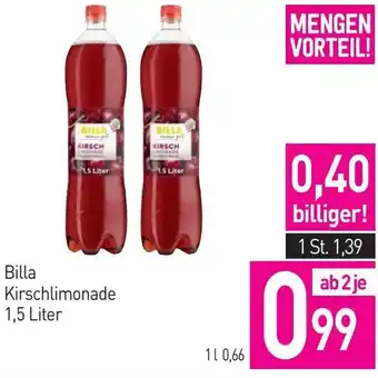 Sutterlüty Billa Kirschlimonade 1,5 Liter Angebot