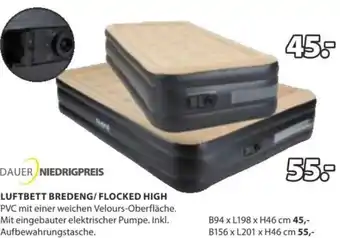 JYSK LUFTBETT BREDENG/ FLOCKED HIGH PVC Angebot