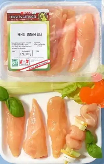 Spar Feinstes Geflügel Hendl-Innenfilet Angebot