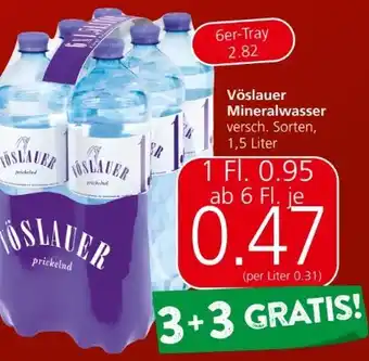 Spar Mineralwasser Angebot