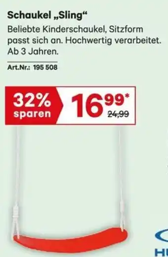 Lagerhaus Schaukel Sling Angebot