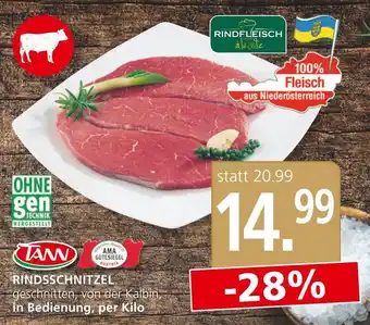 SPAR Gourmet RINDSSCHNITZEL Angebot