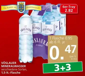 SPAR Gourmet VÖSLAUER MINERALWASSER 1.5L Angebot