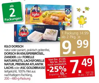 SPAR Gourmet IGLO DORSCH Angebot