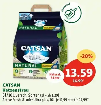 Fressnapf CATSAN Katzenstreu Angebot