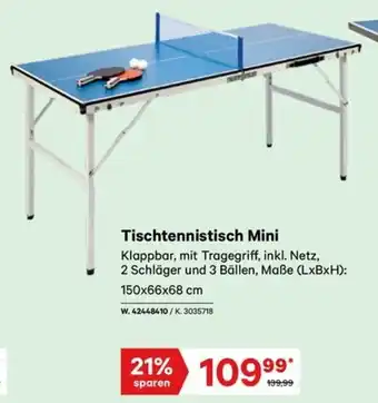 Salzburger Lagerhaus Tischtennistisch Mini 150x66x68 cm Angebot