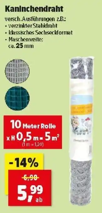 Thomas Philipps Kaninchendraht Angebot