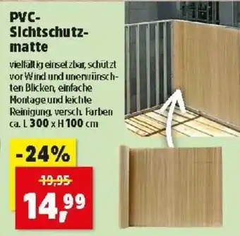 Thomas Philipps PVC- Sichtschutz- matte Angebot