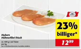 Nah&Frisch Hubers Hühnerfilet frisch 400g Angebot