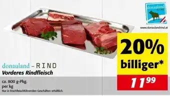 Nah&Frisch Vorderes Rindfleisch 800g Angebot