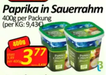 Wurstico Paprika in Sauerrahm 400g Angebot