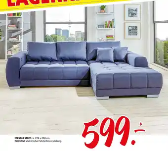 Polstermöbel Fischer ECKSOFA STOFF ca. 274 x 200 cm Angebot