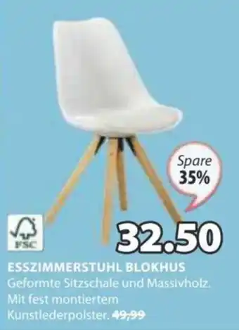 JYSK ESSZIMMERSTUHL BLOKHUS Angebot