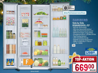 Metro Samsung Side By Side RS66A8100SL/EF Angebot