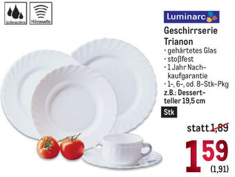 Metro Geschirrserie Trianon Angebot