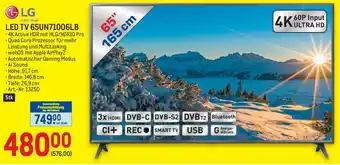Metro LED TV 65UN71006LB Angebot