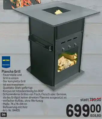 Metro Plancha Grill Angebot