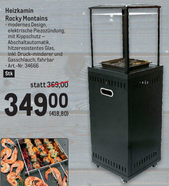 Metro Heizkamin Rocky Montains Angebot