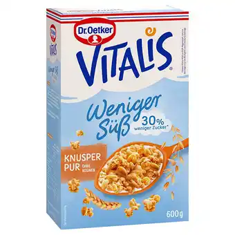 Unimarkt Dr. Oetker Vitalis Müsli versch. Sorten Unimarkt 1 Packung Angebot