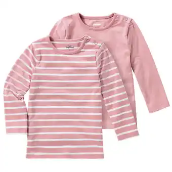 Ernsting's family 2 Baby Langarmshirts im Basic-Style Angebot