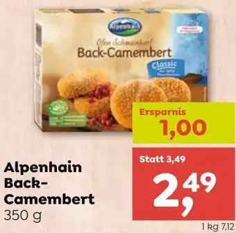 ADEG Alpenhain Back- Camembert 350g Angebot
