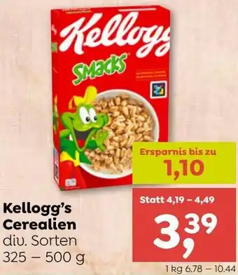 ADEG Kellogg's Cerealien 325-500 g Angebot