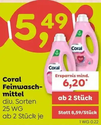 ADEG Coral Feinwasch- mittel Angebot