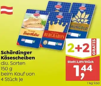 ADEG Schärdinger Käsescheiben 150g Angebot