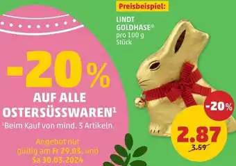 PENNY LINDT GOLDHASE Angebot