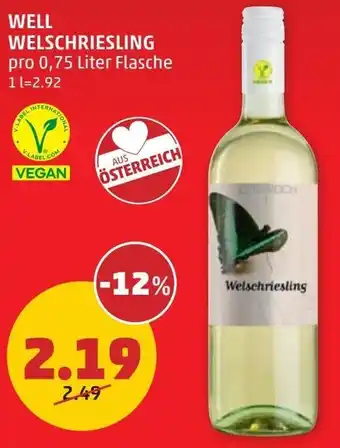 PENNY WELL WELSCHRIESLING Angebot