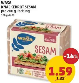 PENNY WASA KNÄCKEBROT SESAM Angebot