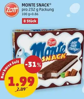 PENNY MONTE SNACK Angebot