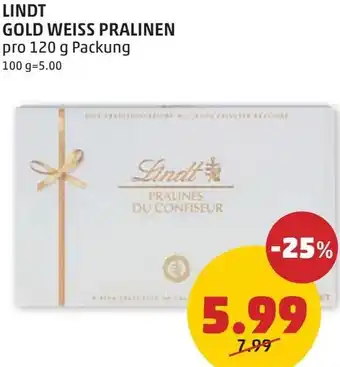 PENNY LINDT GOLD WEISS PRALINEN Angebot