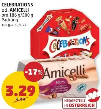 PENNY CELEBRATIONS od. AMICELLI Angebot