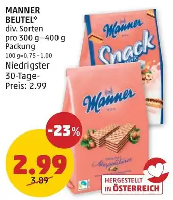 PENNY MANNER BEUTEL Angebot