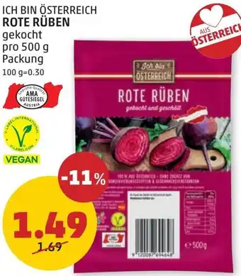 PENNY ROTE RÜBEN Angebot