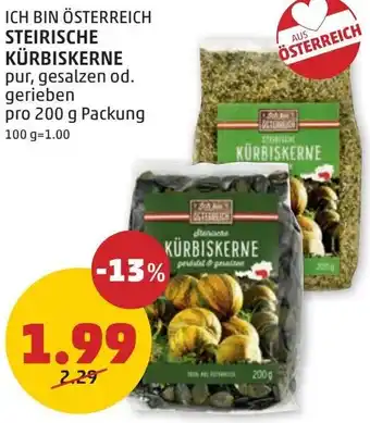 PENNY STEIRISCHE KÜRBISKERNE Angebot