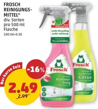 PENNY FROSCH REINIGUNGS- MITTEL Angebot