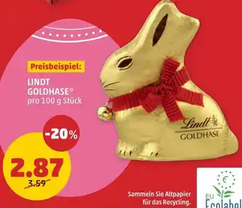 PENNY LINDT GOLDHASE Angebot
