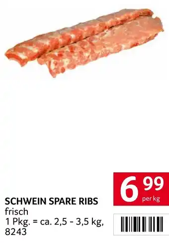 Transgourmet SCHWEIN SPARE RIBS Angebot