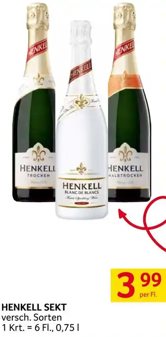 Transgourmet HENKELL SEKT Angebot