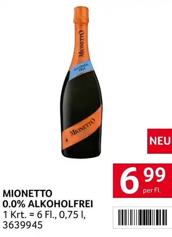 Transgourmet MIONETTO 0.0% ALKOHOLFREI Angebot