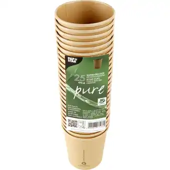 Metro PapStar Pure Suppenbecher braun 470ml, Preisangabe ohne MwSt. (Preis inkl. MwSt. 5,39 €), METRO 25 Stück 1 Packung Angebot