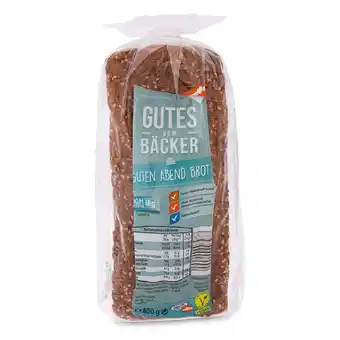 Hofer Gutes vom Bäcker Guten Abend Brot HOFER 400 Gramm 1 Packung Angebot