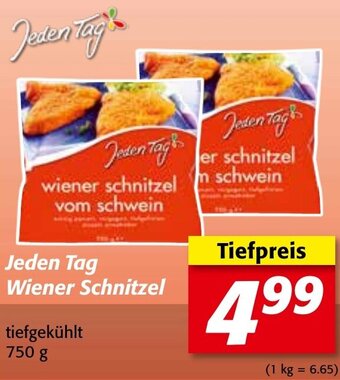 Strasser Markt Jeden Tag Wiener Schnitzel 750g Angebot