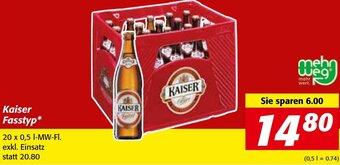 Strasser Markt Kaiser Fasstyp Angebot