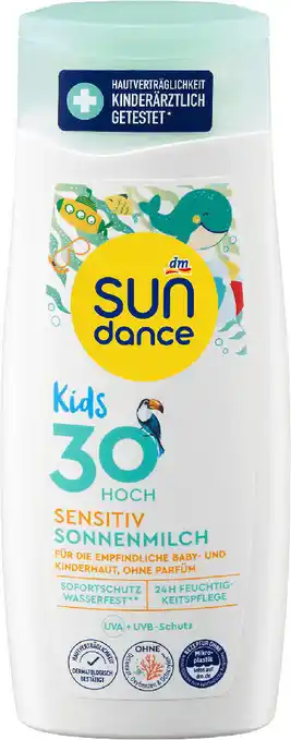 dm SUNDANCE Sonnenmilch Kids sensitive LSF 30 Angebot