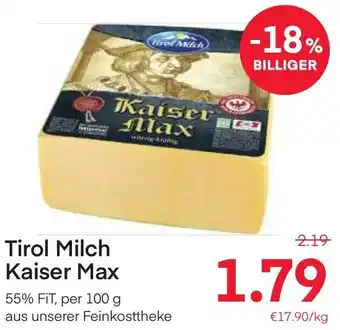 MPreis Tirol Milch Kaiser Max Angebot