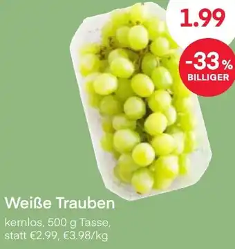 MPreis Weiße Trauben Angebot