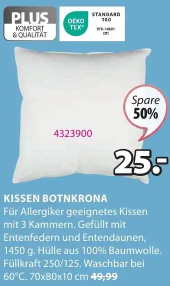 JYSK KISSEN BOTNKRONA Angebot